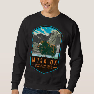 Moschee Ox Gates des Arktischen Nationalparks Sweatshirt