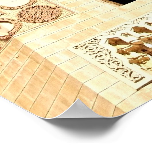 Moschee Poster (Ecke)