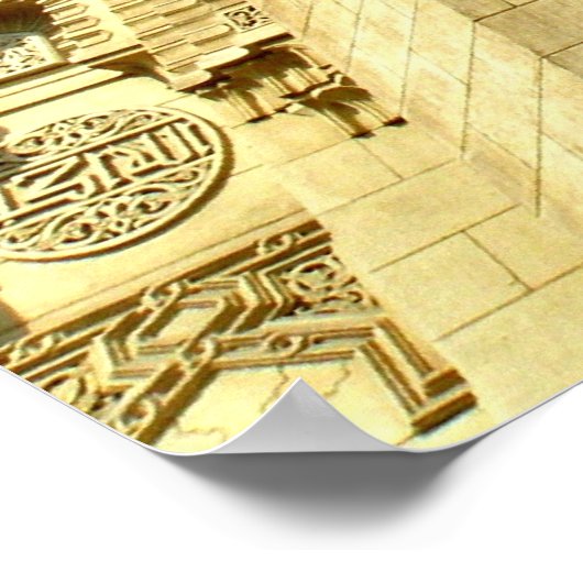 Moschee Poster (Ecke)