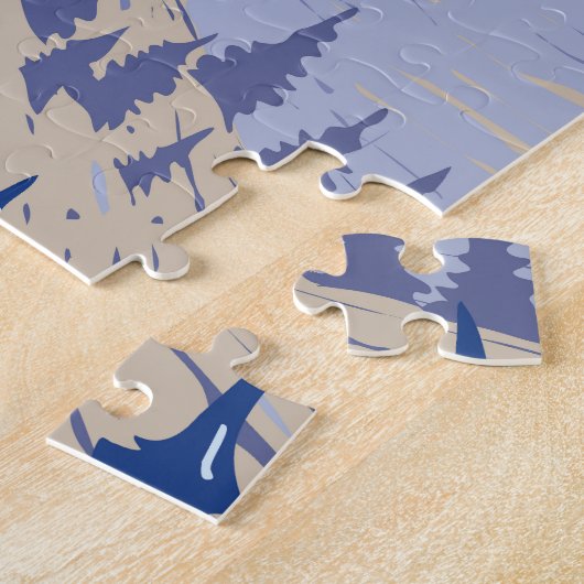 Moschee Rushmore Süd Dakota Wandern neben dem Wass Puzzle (Seite)