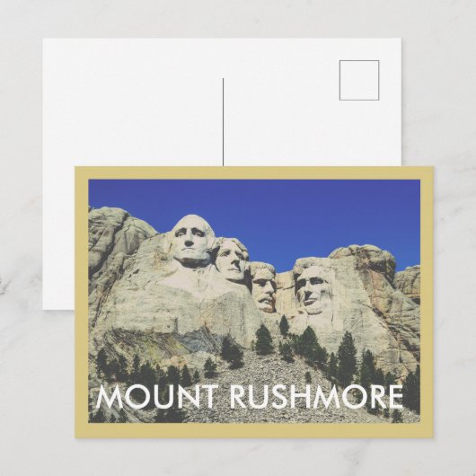 Moschee Rushmore Vintage Reise Postkarte (Vorne/Hinten)