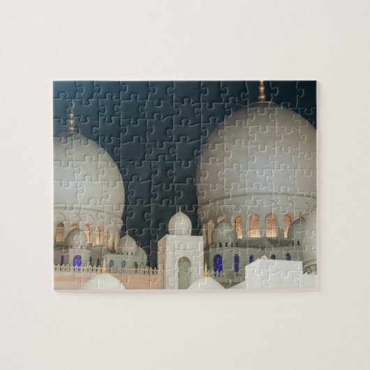 Moschee Scheichs Zayed Grand in Abu Dhabi, UAE Puzzle (Horizontal)