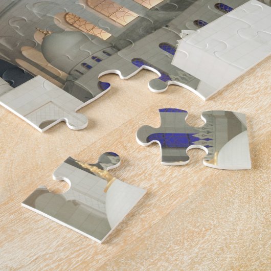 Moschee Scheichs Zayed Grand in Abu Dhabi, UAE Puzzle (Seite)