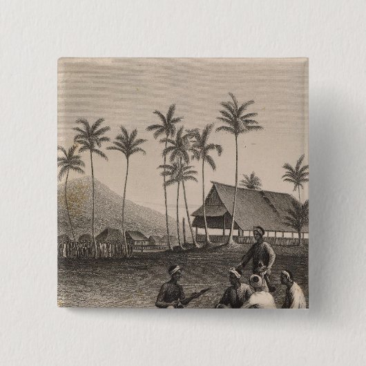 Moschee, Sooloo, Philippinen Button (Vorderseite)