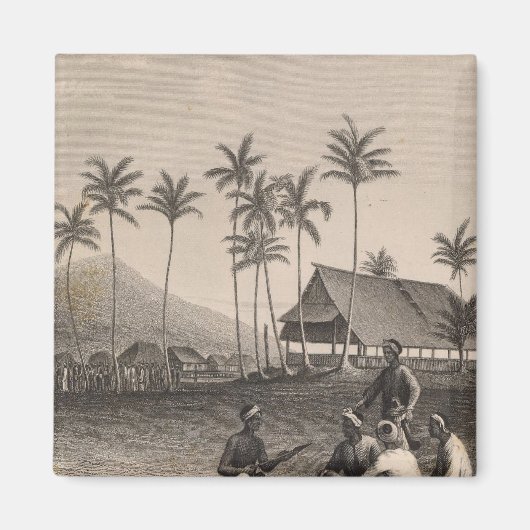 Moschee, Sooloo, Philippinen Magnet (Vorne)