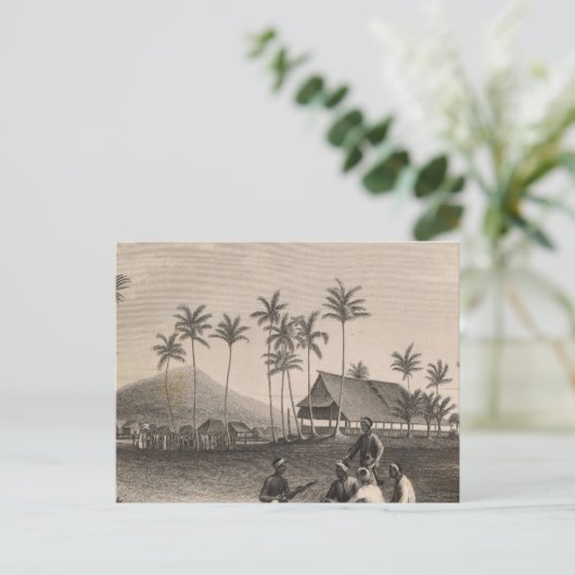 Moschee, Sooloo, Philippinen Postkarte (Stehend Vorderseite)