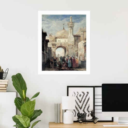 Moschee von Al Azhar in Kairo Poster (Heimbüro)