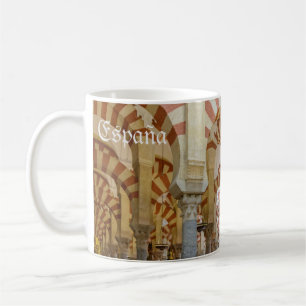moschee von Córdoba in Spanien zerteilt Kaffeetasse