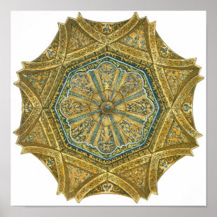Moschee von Cordoba Spanien. Mihrabkuppel Poster