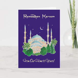 Moschee von Mondlicht "Unsere Zuhause zu deinen" R Karte
