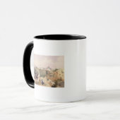Moschee von Omar den Standort des Tempels zeigend Tasse (Vorderseite Links)