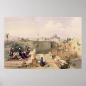 Moschee von Omar, die den Ort des Tempels zeigt Poster (Vorne)