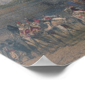 Moschee von Sultan Hasan vom Großen Platz Rumeyleh Poster (Ecke)