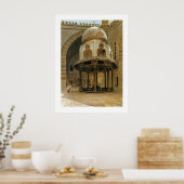 Moschee von Sultan Hassan; Kairo Poster (Küche)