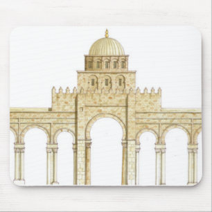 Moschee von Uqba. Kairouan Tunesien. Hauptfaçade Mousepad