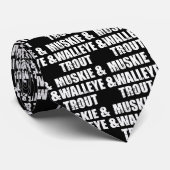 Moschee Walleye und Forelle Krawatte (Gerollt)