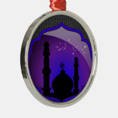 Moscheen-Entwurf Silbernes Ornament (Rechts)