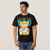 Moschino JERSEY T - SHIRT BRUSHSTROKE TEDDY BEAR (Vorne ganz)
