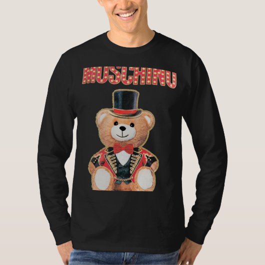 MOSCHINO JERSEY T - SHIRT TEDDY CIRCUS (Vorderseite)