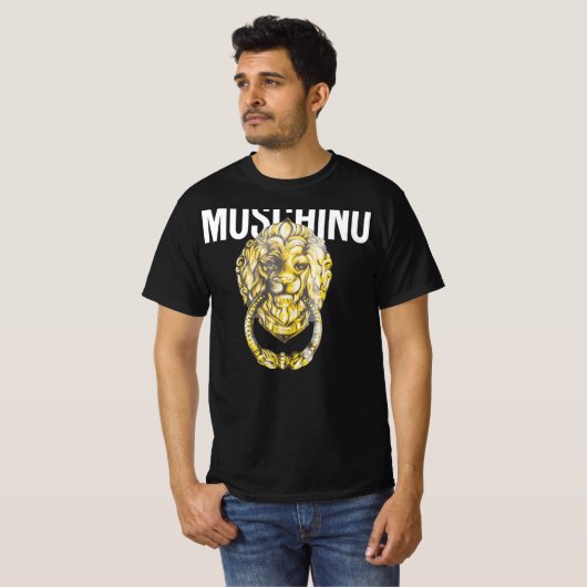 MOSCHINO LION HEAD HANDLE JERSEY T - SHIRT (Vorne ganz)