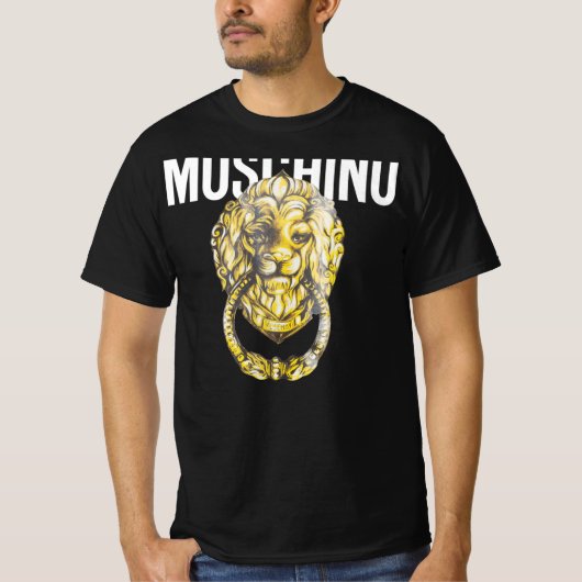 MOSCHINO LION HEAD HANDLE JERSEY T - SHIRT (Vorderseite)