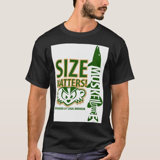 Moschus Größe zählt T-Shirt (Vorderseite)
