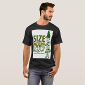Moschus Größe zählt T-Shirt (Vorne ganz)