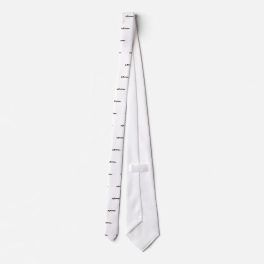 Moschusartig - Muskellunge Krawatte (Rückseite)