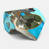 Moschusartige Blues Krawatte (Gerollt)