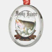 Moschusartiger Jäger 1 Silbernes Ornament (Links)