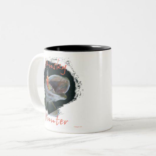 Moschusartiger Jäger Zweifarbige Tasse (Vorderseite Links)