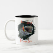 Moschusartiger Jäger Zweifarbige Tasse (Links)