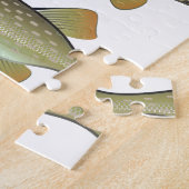 Moschusartiger Tiger moschusartig und Hechtvektor Puzzle (Seite)