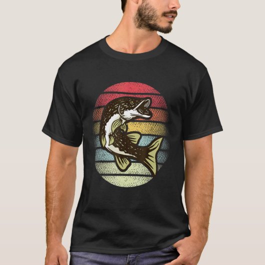 Moschusfisch Hecht T-Shirt (Vorderseite)