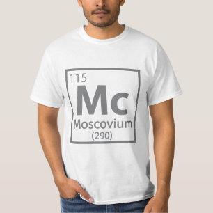 Moscovium - Russische wissenschaftliche Periodisch T-Shirt