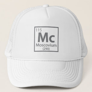 Moscovium - Russische wissenschaftliche Periodisch Truckerkappe
