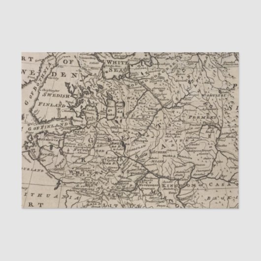 Moscovy, Russland Seidenpapier (Vorderseite)