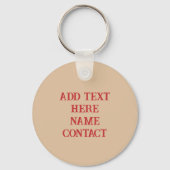 MOSCOW, Drone Keychain Schlüsselanhänger (Rückseite)