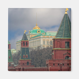Moscow Kremlin towers Magnet