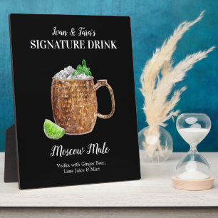 Moscow Mule • PERSONALISIERE diesen Signature Drin Fotoplatte