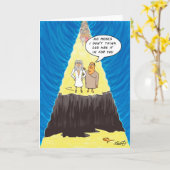 Mose-Cartoon Karte (Gelbe Blume)