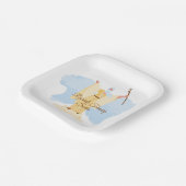 Mose, die das Rote Meer überqueren Pappteller (Gewinkelt)