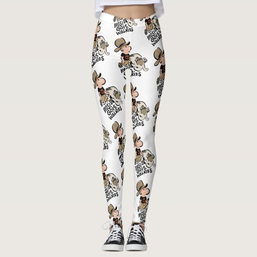 Mose Goes Walkies Leggings (Vorderseite)
