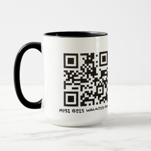 Mose Goes Walkies Tasse (Links)