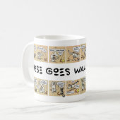 Mose Goes Walkies Yoga Tasse (Vorderseite Links)