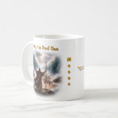 Mose teilt das Rote Meer Kaffeetasse (Vorderseite Links)