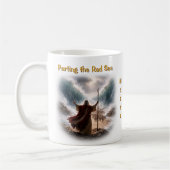Mose teilt das Rote Meer Kaffeetasse (Links)