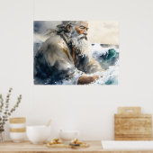 Mose überqueren das Rote Meer Poster (Küche)