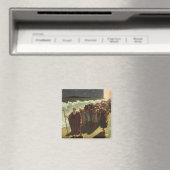Mose überqueren das Rote Meer, Vintage Religion Magnet (In Situ (Geschirrspüler))