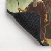 Mose überqueren das Rote Meer, Vintage Religion Mousepad (Ecke)